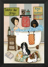 King of Bubbles Gerahmtes