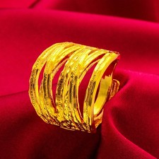 Eleganter offener Kupferring