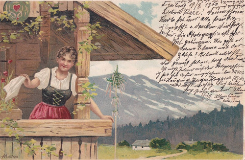 Künstler alfred mailick - kÜnstler-ak,