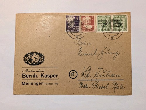 Sbz firmenbeleg buchdruckerei - sbz,