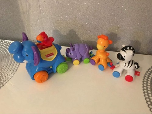 Fisher price zug - mit, tieren
