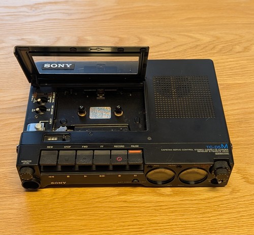 Sony d5m cassette - tc-d5m, corder