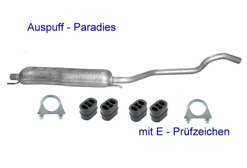 Mittelschalldämpfer auspuff - mittelschalldämpfer,