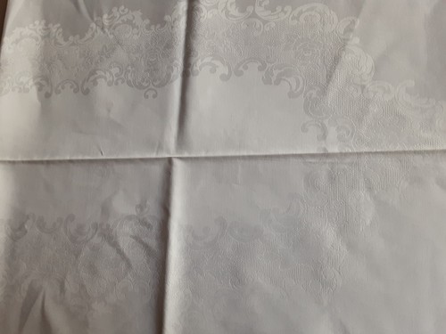 Tischdecke weiß - tischdecke, (damast),