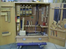 1 gr. Werkzeugschrank Ulmia Ott Hobel Werkzeug Doppelhobel Putzhobel Schrank