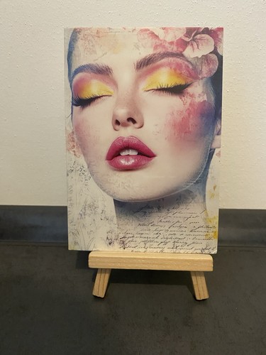 Postkarte motivkarte frau - motivkarte,,