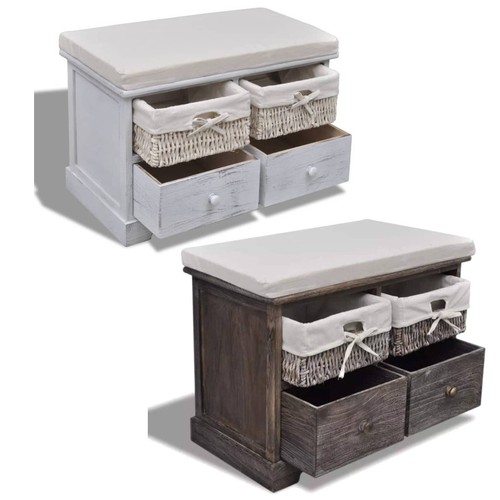 Vintage sitzbank mit stauraum - ,