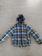 Bunt karierte Winterjacke -