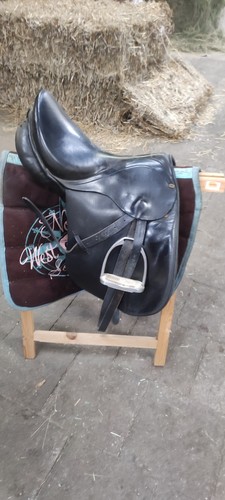 Dressursattel schwarz kurz - dressursattel,