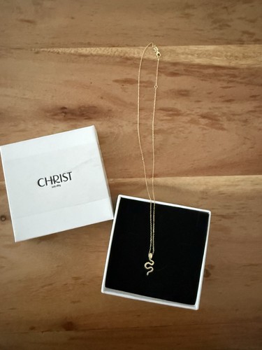 Echtgold kette christ schlange - kette,