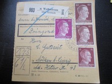 #1695 Paketkarte aus