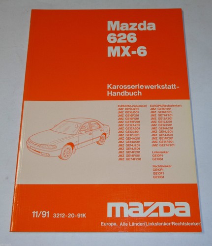 Werkstatthandbuch mazda 626 - mazda, /