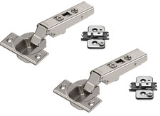 2x Topfscharnier Set Blum Eckanschlag 110° Scharnier Topfband 71T3550 mit Feder