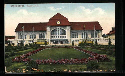 Darmstadt hauptbahnhof mit - darmstadt,,