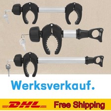 3er/Set Rahmenhalter für Fahrradträger abschließbar aus lang/kurz/beidseitigen ~