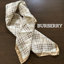 Burberrys Vintage Seidentuch 55 x 55 cm Logo vor 1999 kariert