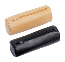 Alassio 43017 Schlamperrolle XXL Federmappe Stifteetui ca. 22x9cm Leder - natur