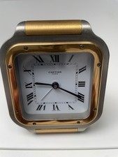 Cartier Pendulette Serie „Santos“Reiseuhr , Tischuhr