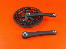 Retro Vintage Fahrrad Kurbelgarnitur 3 fach 4 Kant 28 38 48 Z NOS #12