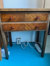 Kleine Kommode Biedermeier Vintage Holz Nachtschränkchen antik