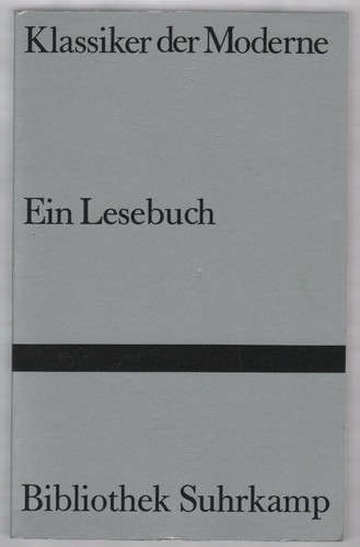 Suhrkamp library modern - -,