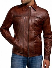 Herren Braun Echt Lammleder