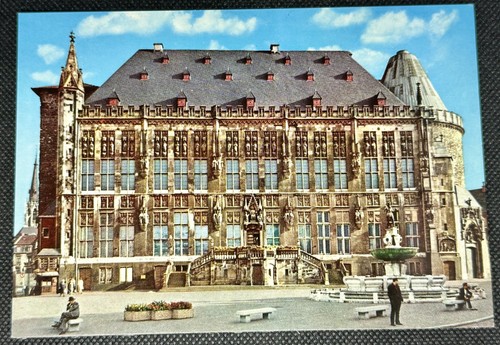 Bad aachen rathaus - ak,