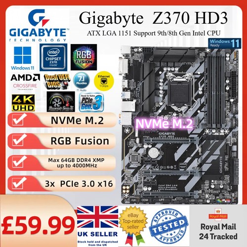Gaming mainboard gigabyte - mainboard, z370