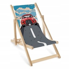 Kinder Liegestuhl Holz Auto