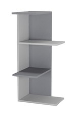 3 Ebenen Eck Bücherregal Holz