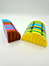 Lego Duplo Plattenkonvolut - 27 runde Platten - Starterset - Bunt - Halbrund