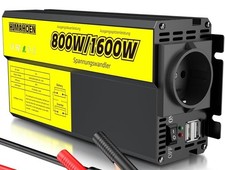Wechselrichter 800W,HJMAHOEN Spannungswandler DC 12V auf AC 220V