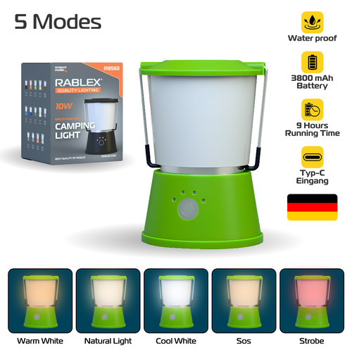 Led campinglampe usb - led,