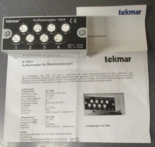 Tekmar aufladeregler 1444 alr - tekmar,
