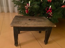 Alter Fußschemel Holz