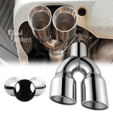 Auspuff Blende Duplex Endrohr