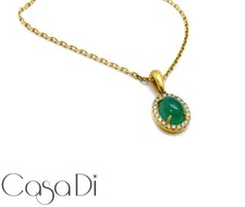 Anhänger 1 Smaragd 2,62ct