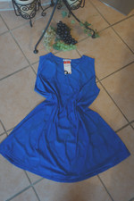 MAGNA Long Tunika Top  52 54 NEU royal blau Ausbrenner 3 D Stretch LAGENLOOK