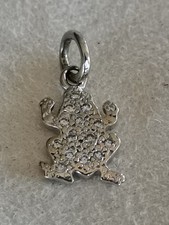 Dodo Pomellato Frosch Charm 18kt 750er Weißgold mit Diamanten Anhänger SELTEN!?