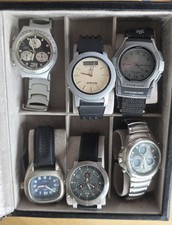Uhren Sammlung. Konvolut mit 6 verschiedenen Uhren. Mit Uhren Schatulle.