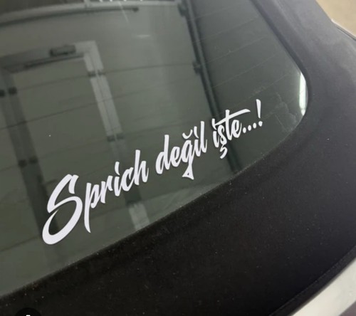 Autoaufkleber sprich değil - autoaufkleber,