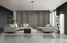 Ecksofa Sofa Couch Textil