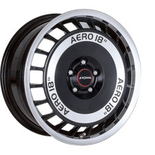 Ronal R50 Aero schwarz poliert