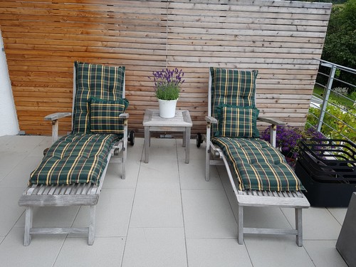 Stern teak deckchair - stern,
