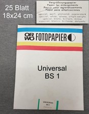 25 Blatt DDR Fotopapier ORWO