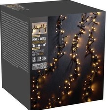 LED Lichterkette Micro Cluster Timer außen warmweiß 360 - 1410 Wasserfall Effekt