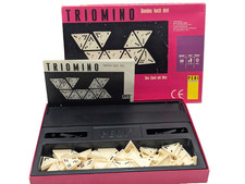 Triomino Gesellschaftsspiel Peri Legespiel vollständig Vintage