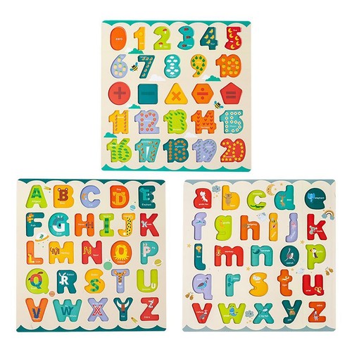 Holzpuzzles abc puzzle board - puzzle,