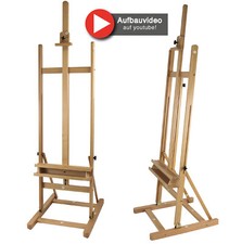 Staffelei ARTA, Studio-/Atelierstaffelei, Profi, Holz, Keilrahmen bis 120cm 