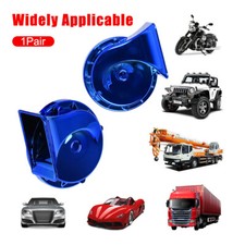2X 400DB 12V Elektrisch Schnecken Klang Hupe Lufthorn Laut Horn LKW/Auto Fanfare